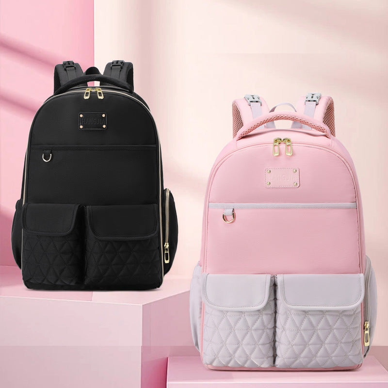 Diaper bag backpack pink best sale