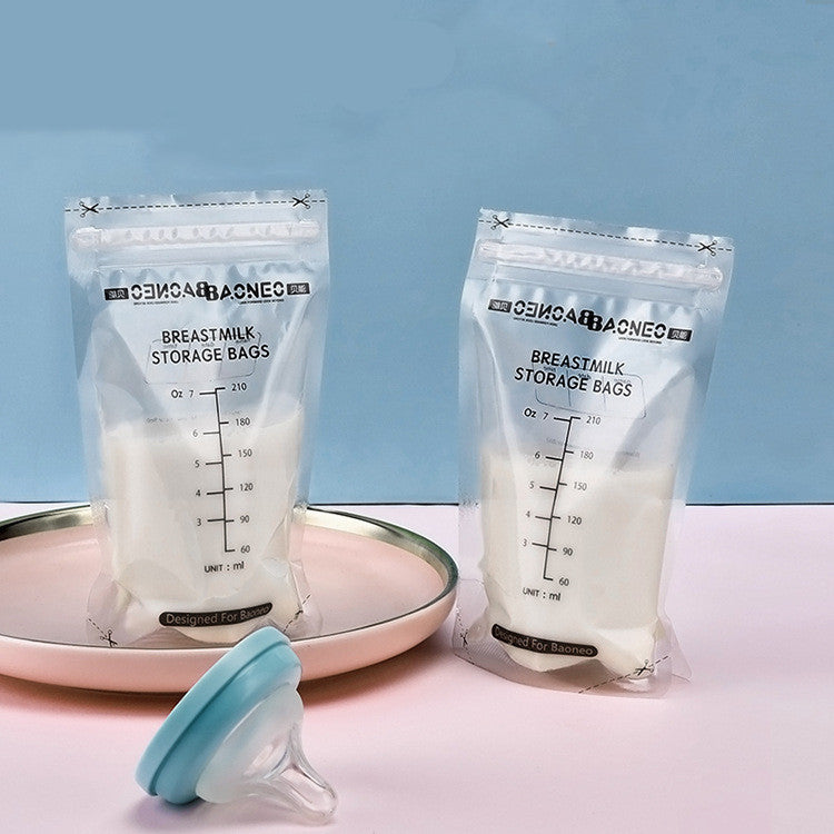 Breast Milk Storage Bag 210ml Frozen Storage Bag Of 10 Pieces