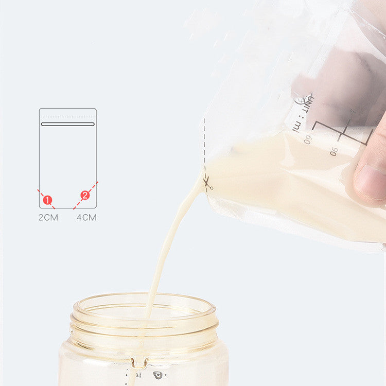 Breast Milk Storage Bag 210ml Frozen Storage Bag Of 10 Pieces