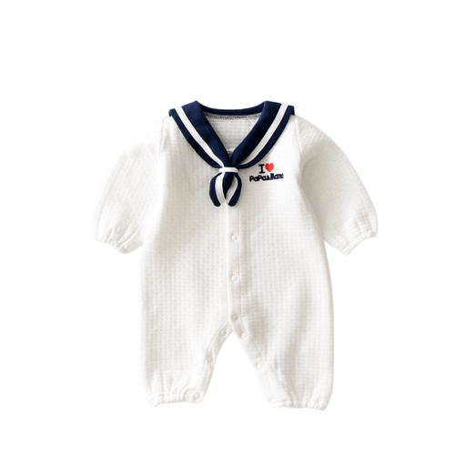 Navy Style Baby Clothes Newborn Clothes Baby Onesies